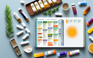 A variety of dietary supplements like vitamins