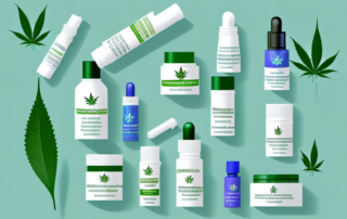 Various medical cannabis products such as oils