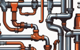 Various tools and techniques used for closing a water pipe