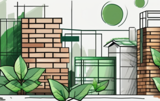 Various construction materials like bricks