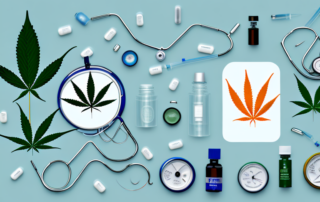 Various cannabis products such as oil
