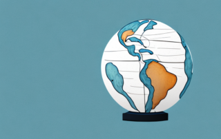 A pair of bio jeans draped over a globe