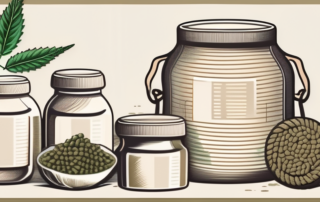 Various hemp products such as clothing