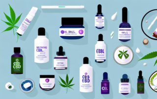 Different cbd products such as oil