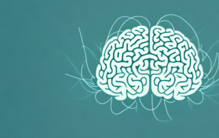 A brain surrounded by hemp seeds