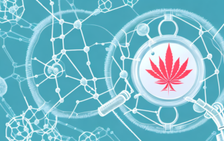 A thc molecule structure
