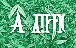 A mature female hemp plant with visible characteristics
