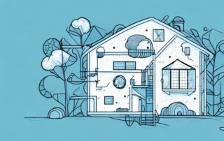 A cozy house with visible insulation layers made of thermo hanf klemmfilz