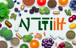 A variety of vitamins and supplements