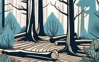 A forest with diverse types of trees