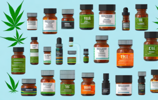 Various thc products such as edibles
