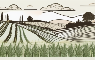 Various hemp products like oils