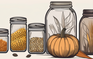 Various types of seeds (like sunflower