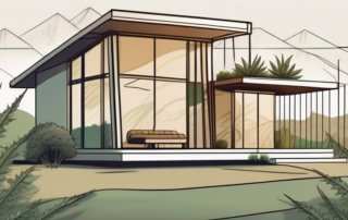 A sustainable house constructed from hemp materials