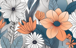 A variety of vibrant flowers in different stages of bloom