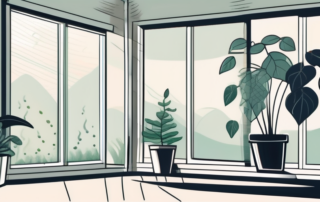 A room with an open window