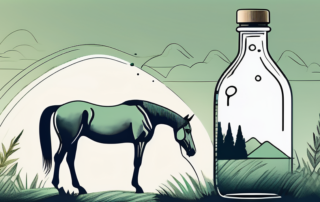 A horse in a serene pasture