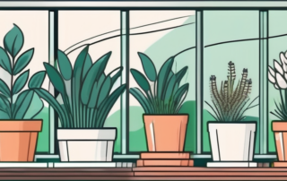 Various types of fertilizers next to thriving