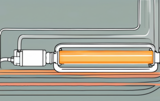 A vorschaltgerät (ballast) connected to a fluorescent lamp