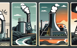 A variety of power plants