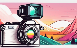 A camera with an ak filter attached