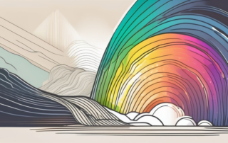 A natriumdampflampe emitting a spectrum of light