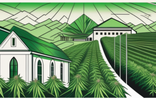 A lush green cannabis farm in germany