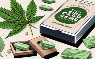 Various types of cbd-infused chewing gums