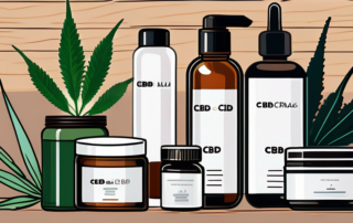 A variety of cbd products such as oils