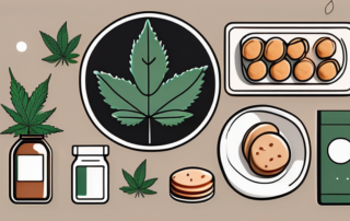 A variety of cbd-infused foods such as gummies