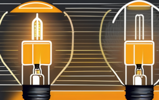 A natriumdampflampe (sodium vapor lamp) emitting a bright yellow-orange light