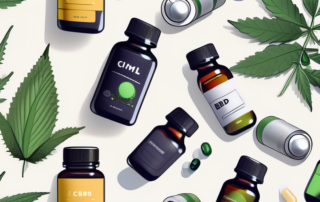 A variety of cbd products like oils