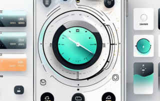 A digital timer with a sleek