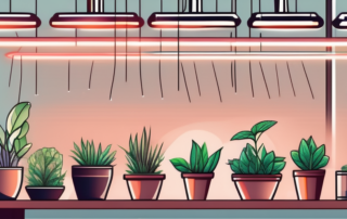 Several different models of led grow lamps