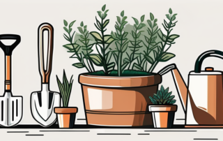 Various gardening tools