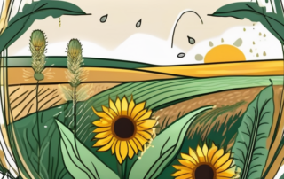 Various types of oil seeds like sunflower