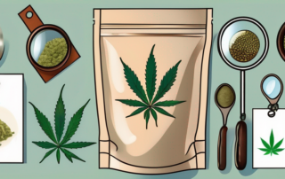 Various types of cannabis seeds scattered on a table