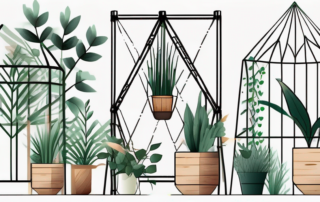 Various creative diy plant supports