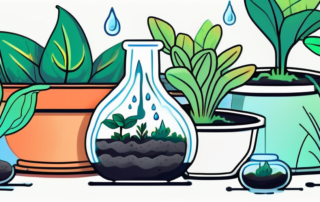 A variety of healthy plants with vibrant colors