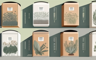 Several different types of seed storage boxes