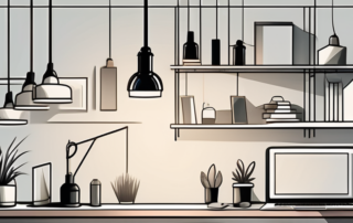 A diy adjustable lamp hanging system