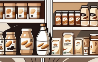 Various types of soybean products available at dm