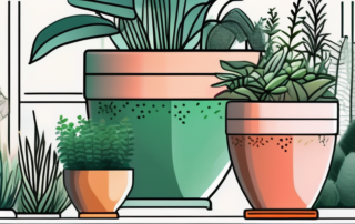 An air pot in a lush