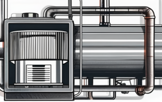 An active charcoal filter integrated into a ventilation system