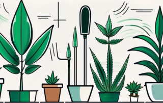 A healthy cannabis plant in its growth phase