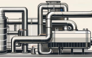 An air ventilation system with visible aktivkohlefilter (activated carbon filters) highlighting their role in purifying the air