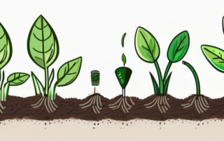 Various zamnesia seeds sprouting in different stages