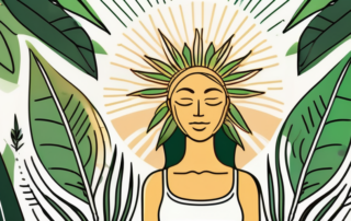 Female hemp seeds sprouting