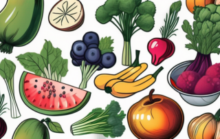 Various fruits and vegetables