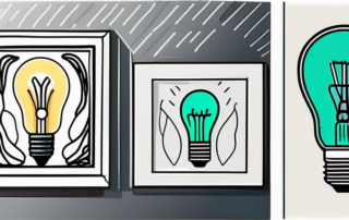 A compact fluorescent lamp and an led bulb side by side